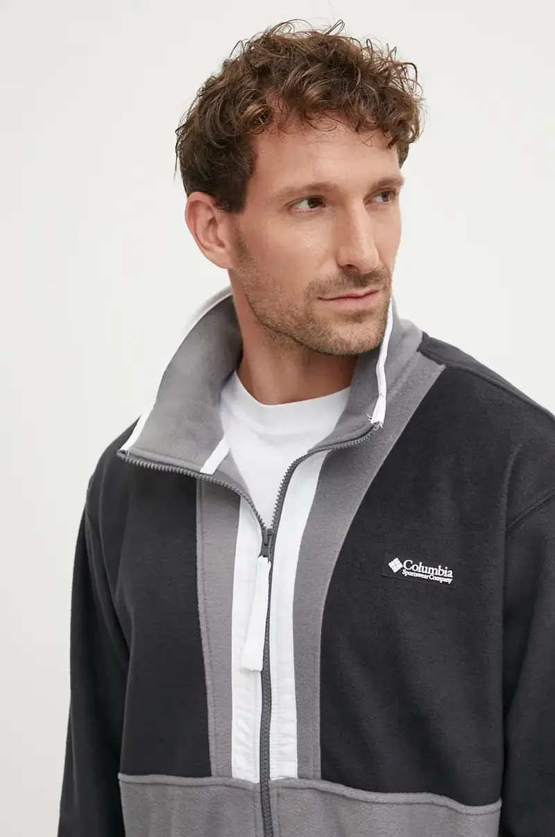 felpa in pile Backbowl II Full Zip Fleece colore grigio 2090851 miniatura 4