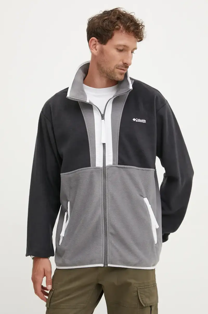felpa in pile Backbowl II Full Zip Fleece colore grigio 2090851
