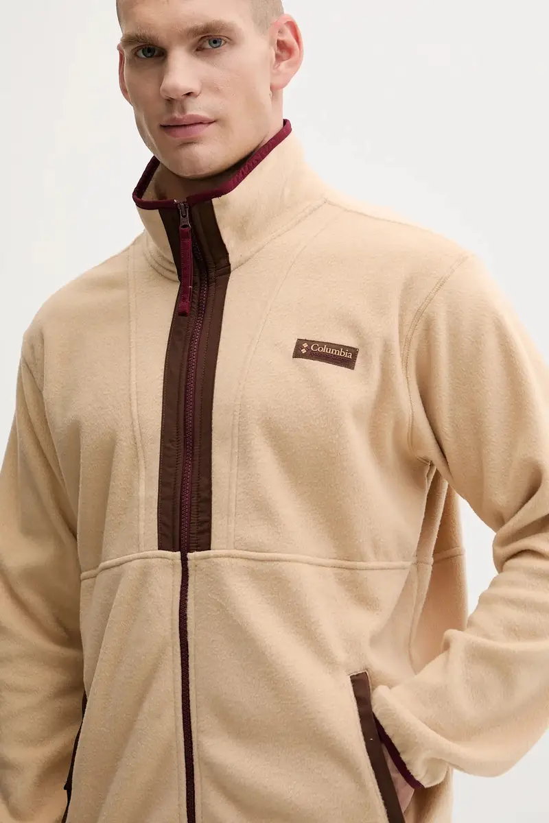 felpa in pile Backbowl II Full Zip Fleece colore grigio 2090851 Beige miniatura 4