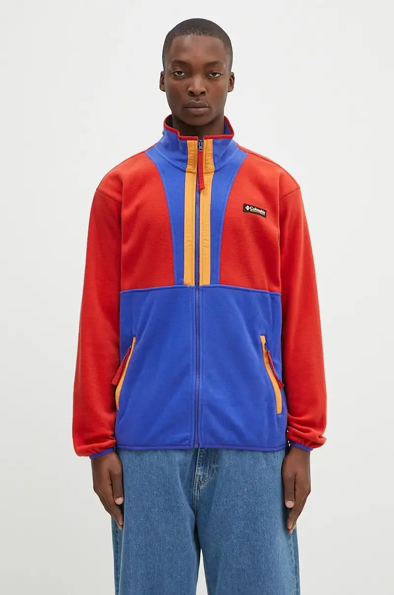 felpa in pile Backbowl II Full Zip Fleece colore rosso 2090851