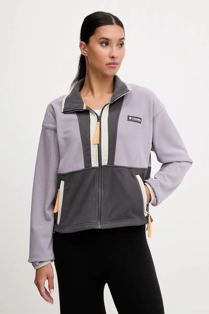 felpa in pile Backbowl II FZ Fleece colore nero 2092163 Violetto