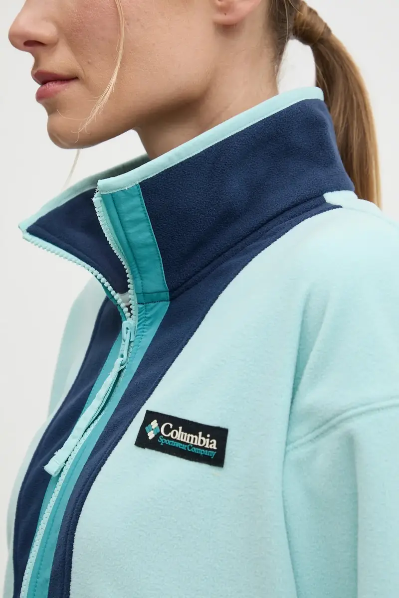 felpa in pile Backbowl II FZ Fleece colore turchese 2092163 miniatura 5