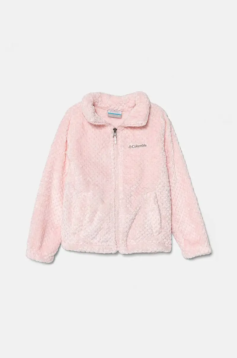 felpa in pile bambini Fire Side Rosa