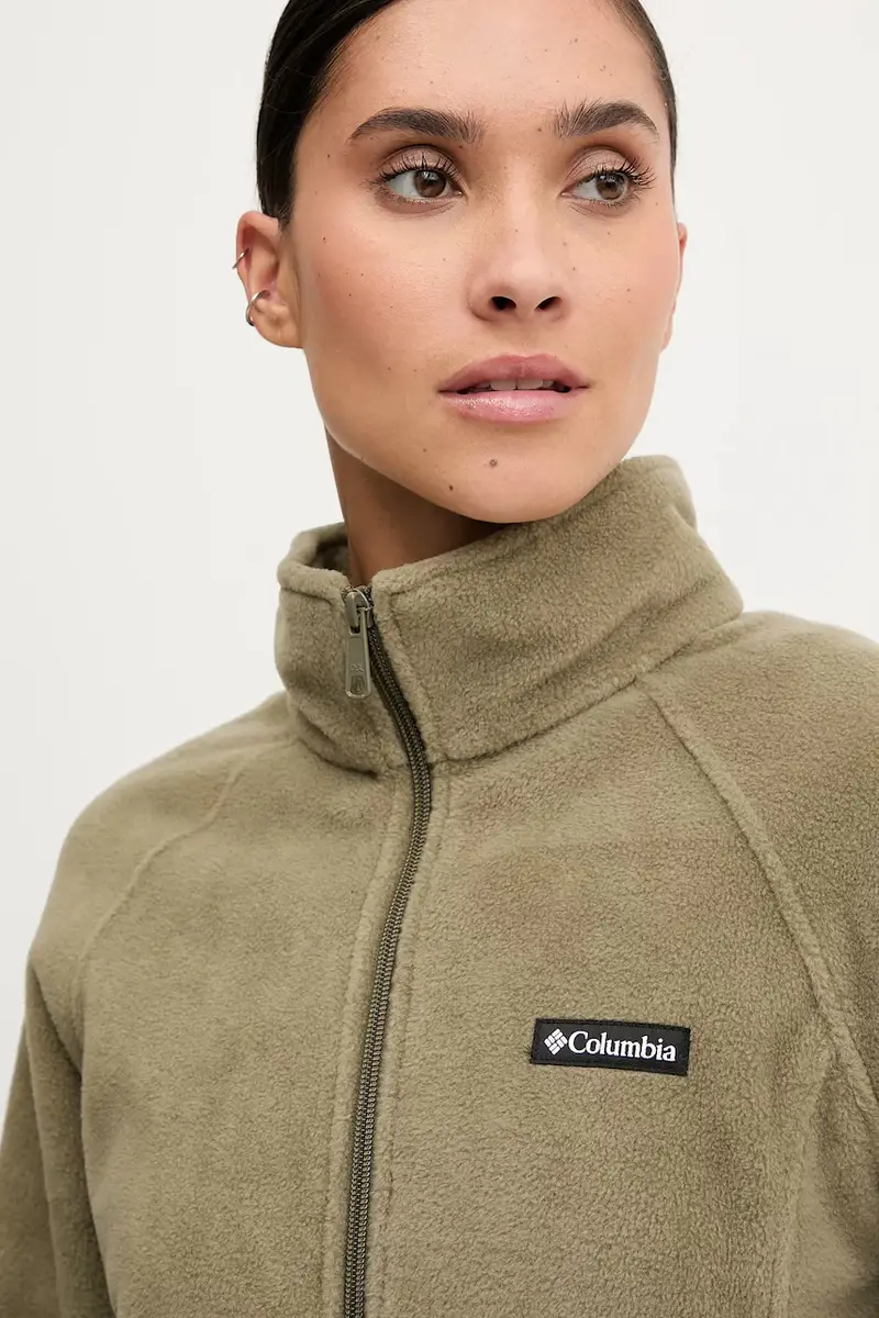 felpa in pile Benton Springs donna colore verde 2136221 miniatura 4