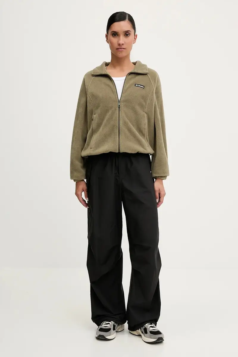 felpa in pile Benton Springs Verde miniatura 2