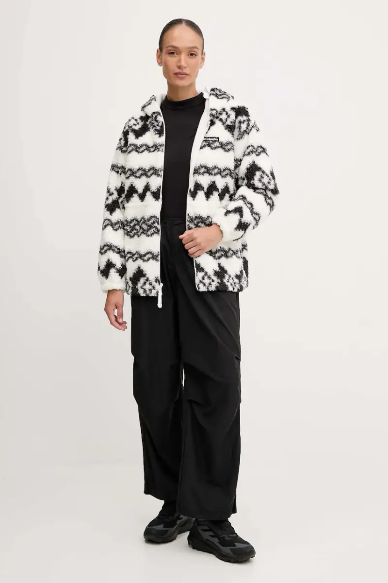 felpa in pile Rare Escape Bianco miniatura 2