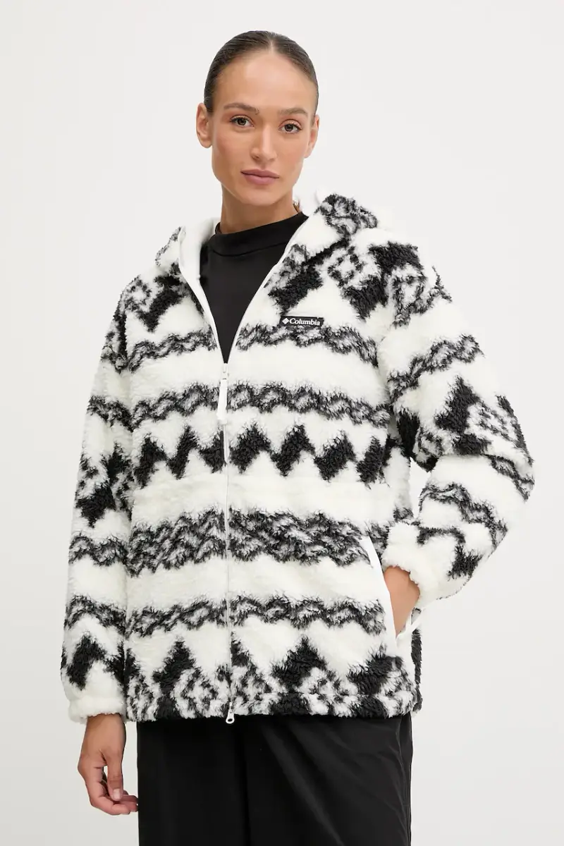 felpa in pile Rare Escape Bianco