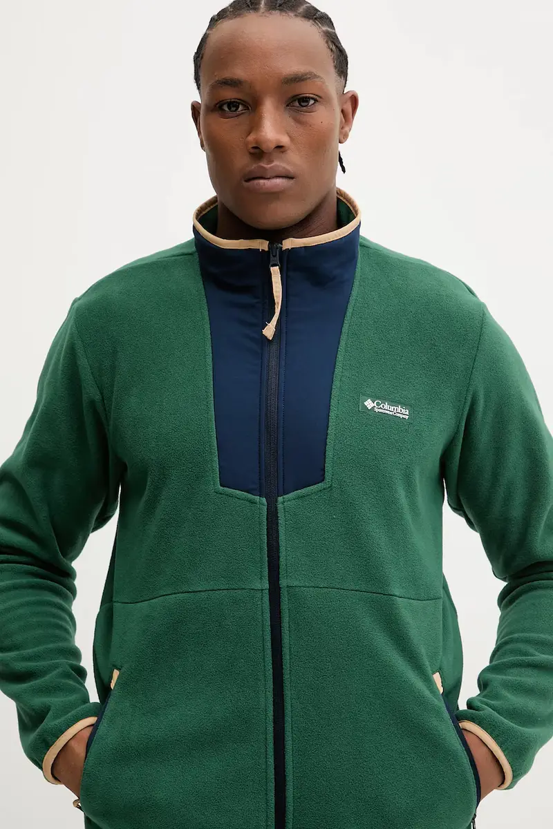 felpa in pile Sequoia Grove colore verde con applicazione 2095891 miniatura 4