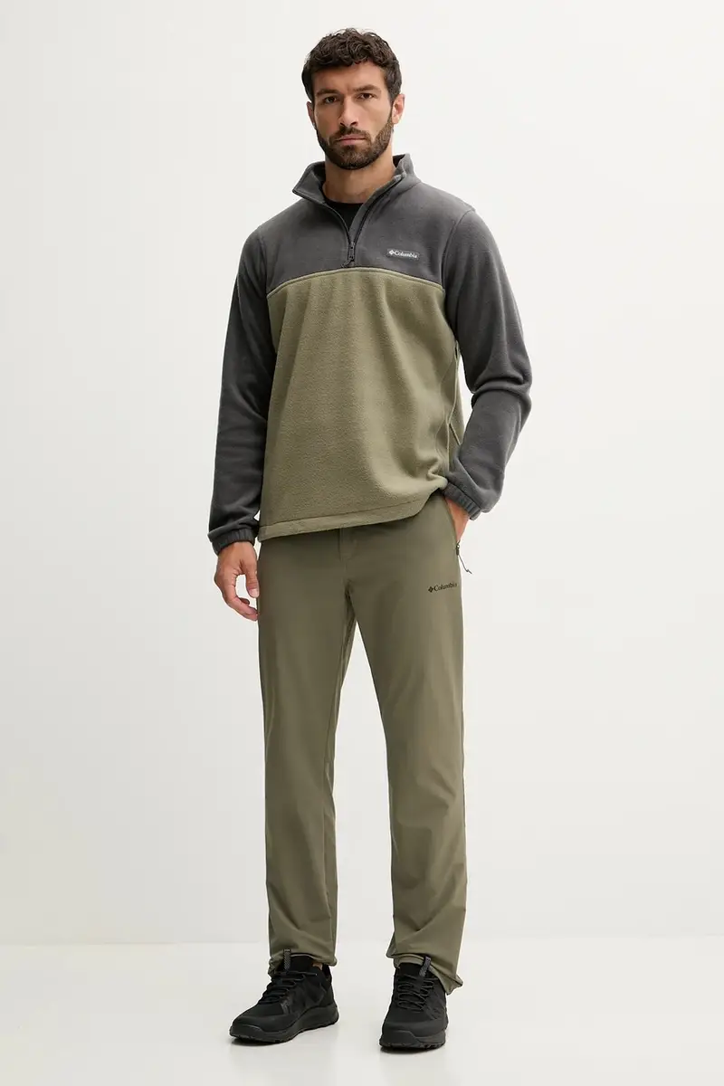 felpa in pile Steens Mountain Half Zip colore grigio 1620191 miniatura 2