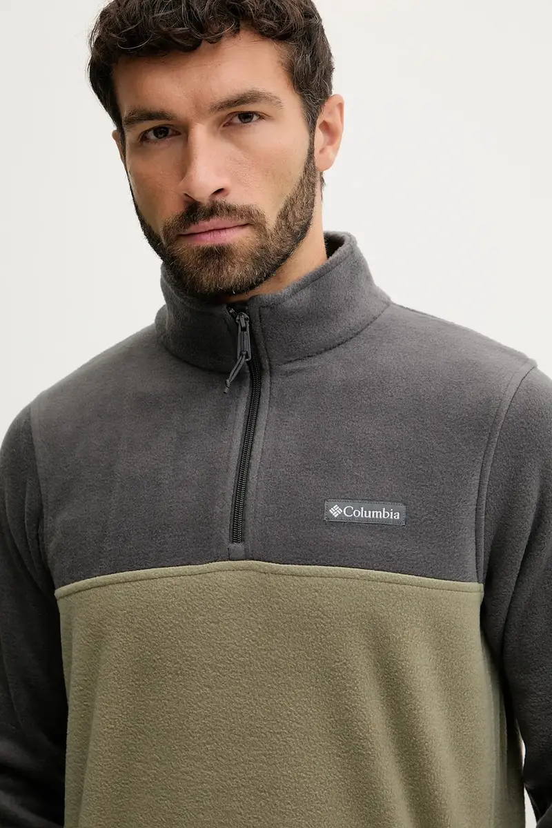 felpa in pile Steens Mountain Half Zip colore grigio 1620191 miniatura 4