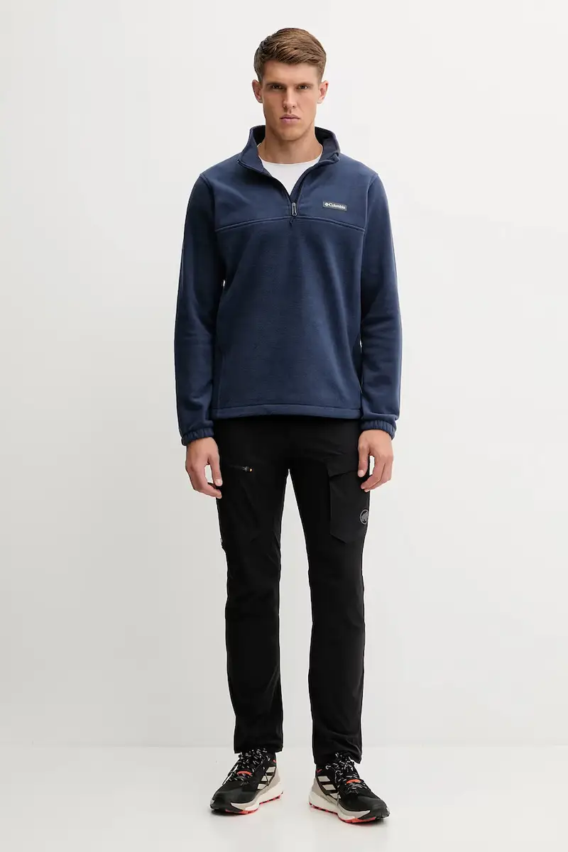 felpa in pile Steens Mountain Half Zip colore marrone 1620191 Blu navy miniatura 2