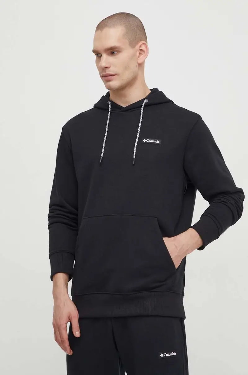 felpa Marble Canyon uomo colore nero con cappuccio 2072791