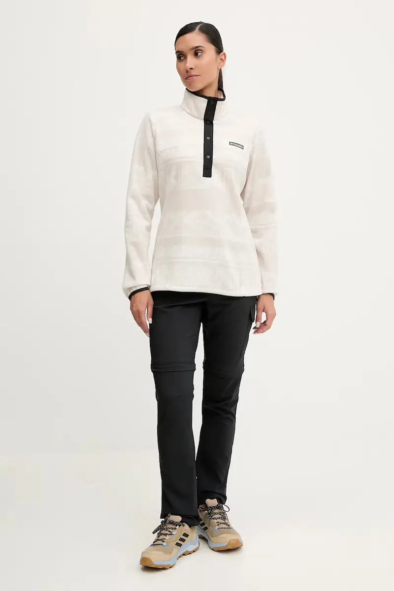 felpa outdoor Benton Springs donna colore beige 2085611 miniatura 2