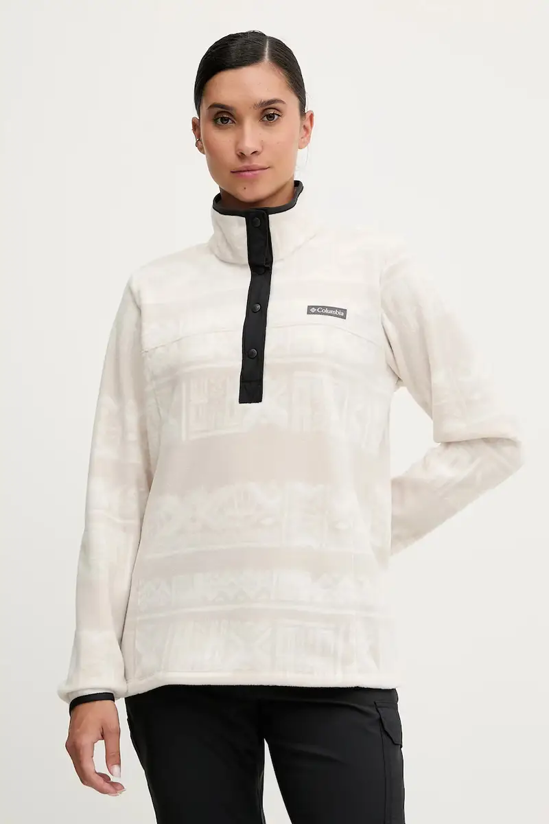 felpa outdoor Benton Springs donna colore beige 2085611