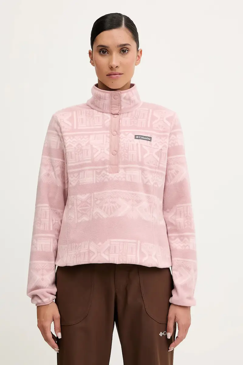 felpa outdoor Benton Springs donna colore rosa 2085611