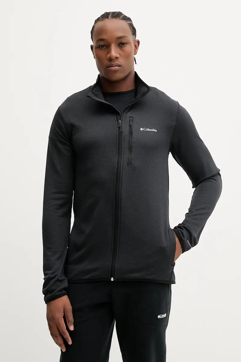 felpa outdoor Essential Hike uomo colore nero 2136841