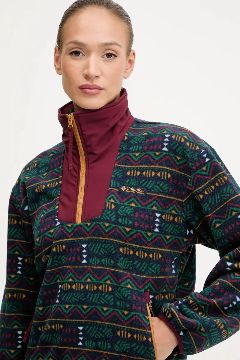 felpa outdoor Sequoia Grove donna colore granata 2136204 miniatura 4