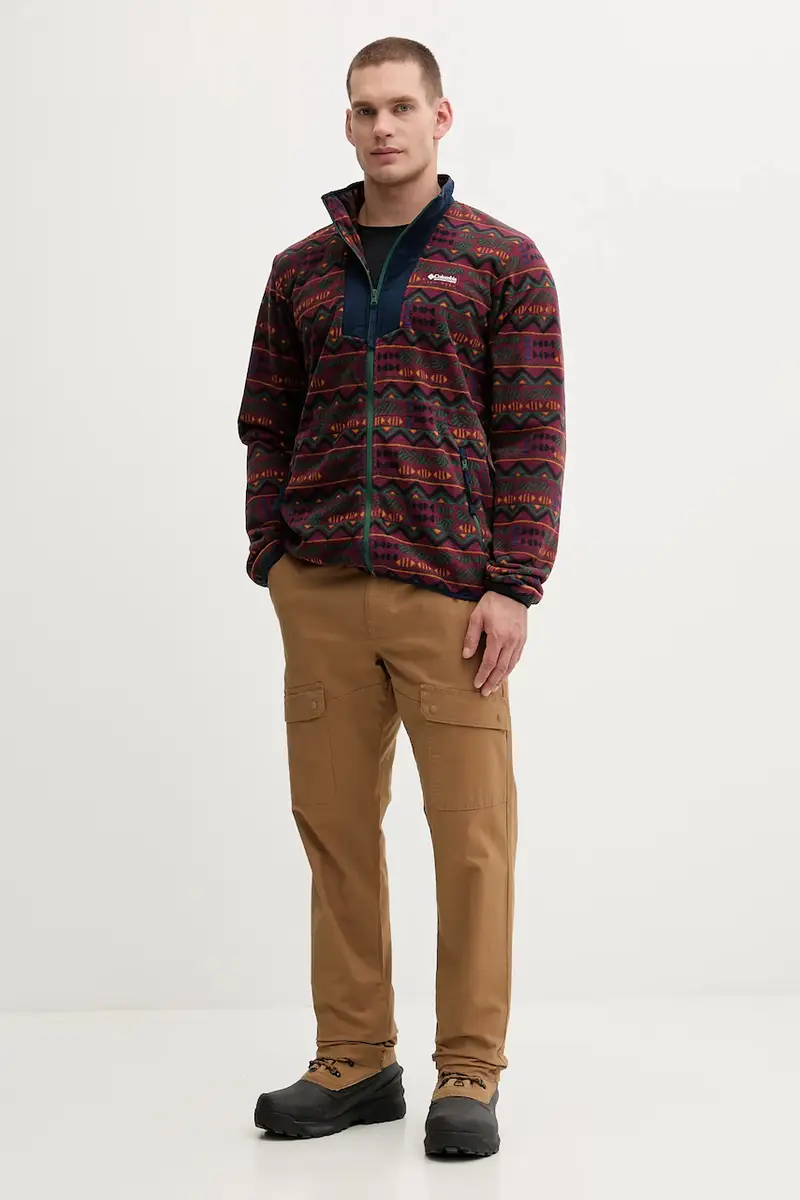 felpa outdoor Sequoia Grove uomo colore granata 2135511 miniatura 2