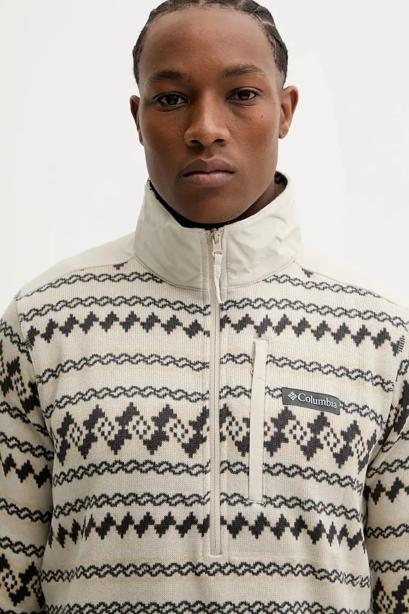 felpa outdoor Sweater Weather uomo colore beige 2097741 miniatura 4