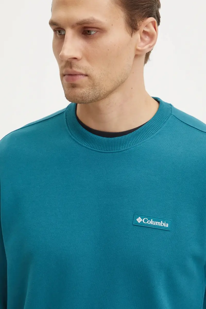 felpa uomo colore verde Turchese miniatura 4