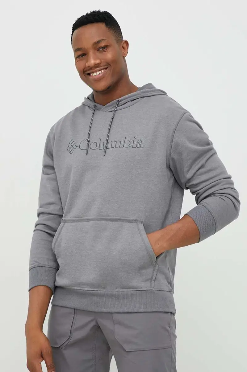 felpa uomo con cappuccio Grigio