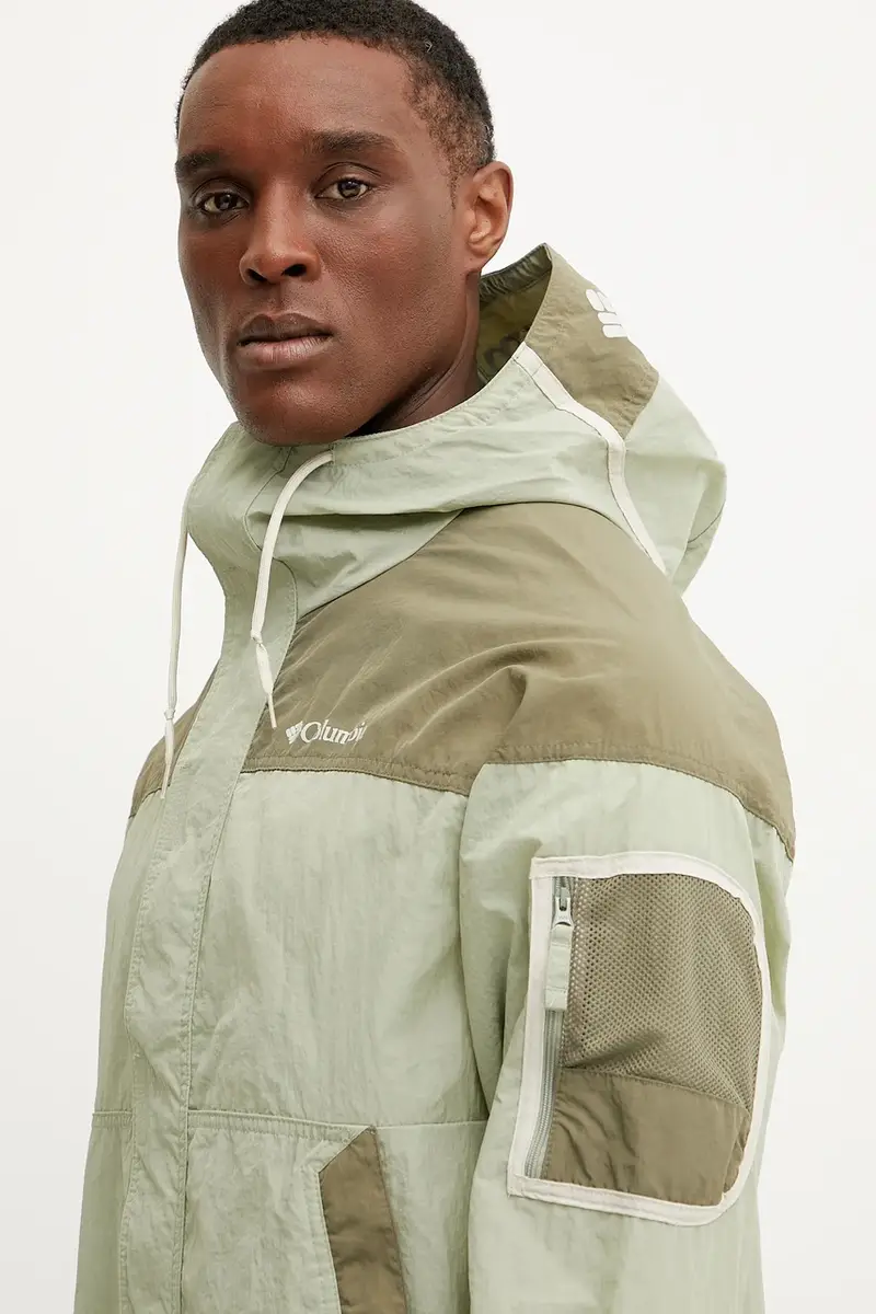 giacca antivento Challenger FZ colore verde 2071553 miniatura 4