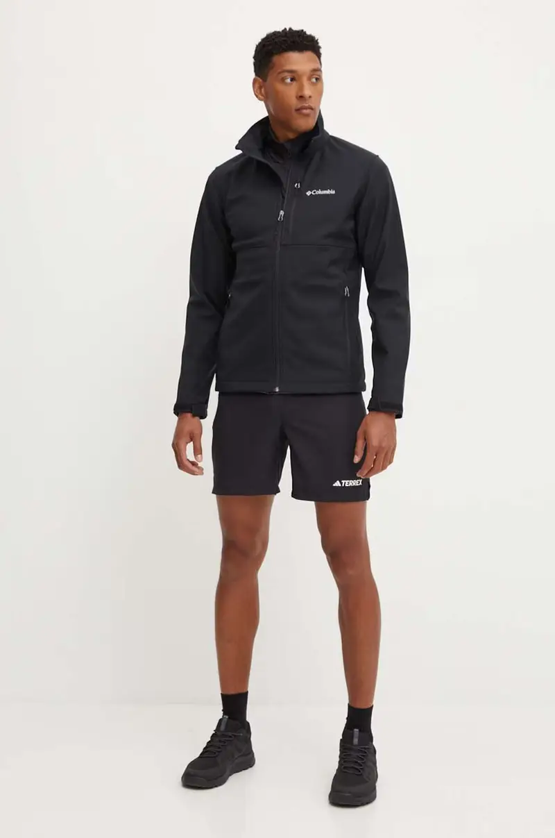 giacca da esterno Ascender Softshell colore blu 1556534 Nero miniatura 2