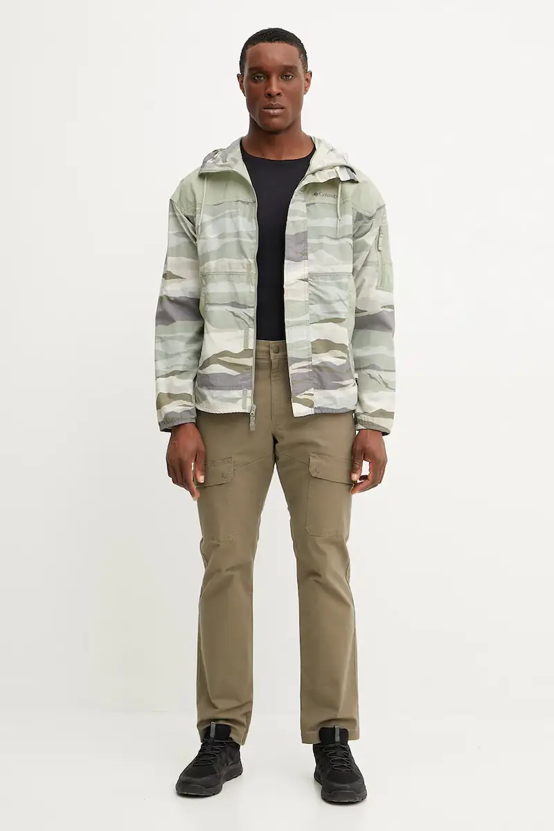 giacca da esterno Challenger Novelty Windbreaker colore verde 2116981 miniatura 2