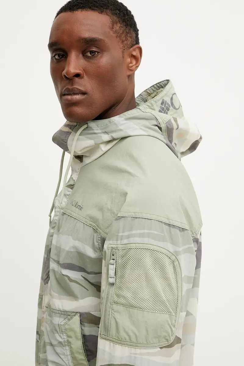 giacca da esterno Challenger Novelty Windbreaker colore verde 2116981 miniatura 4