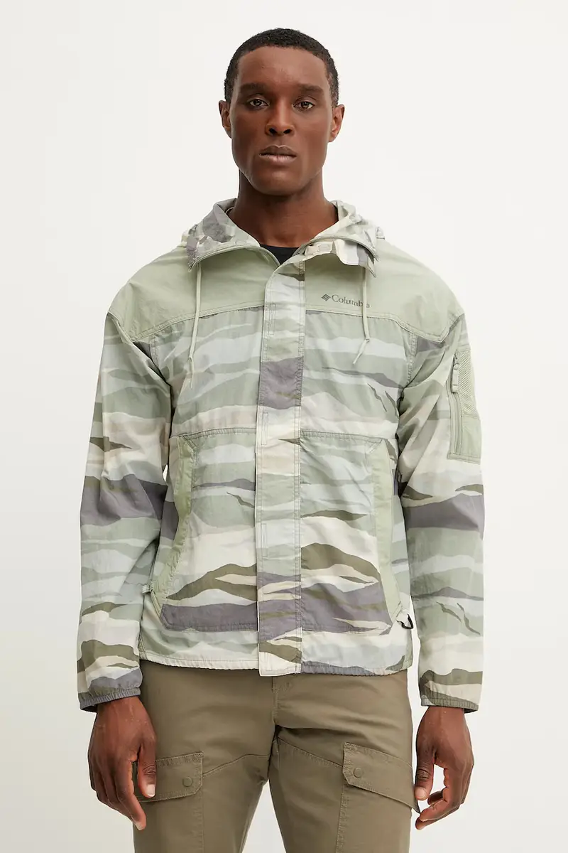 giacca da esterno Challenger Novelty Windbreaker colore verde 2116981