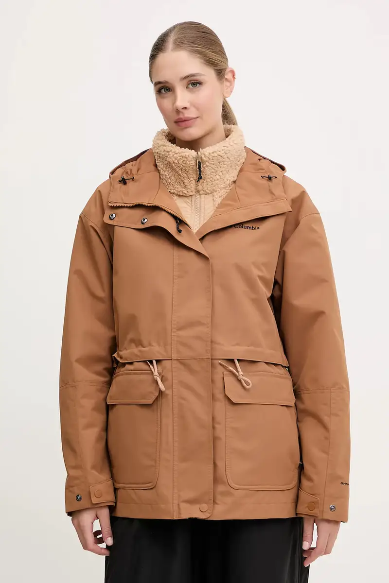 giacca da esterno Drop Ridge IC colore blu navy 2094761 Marrone