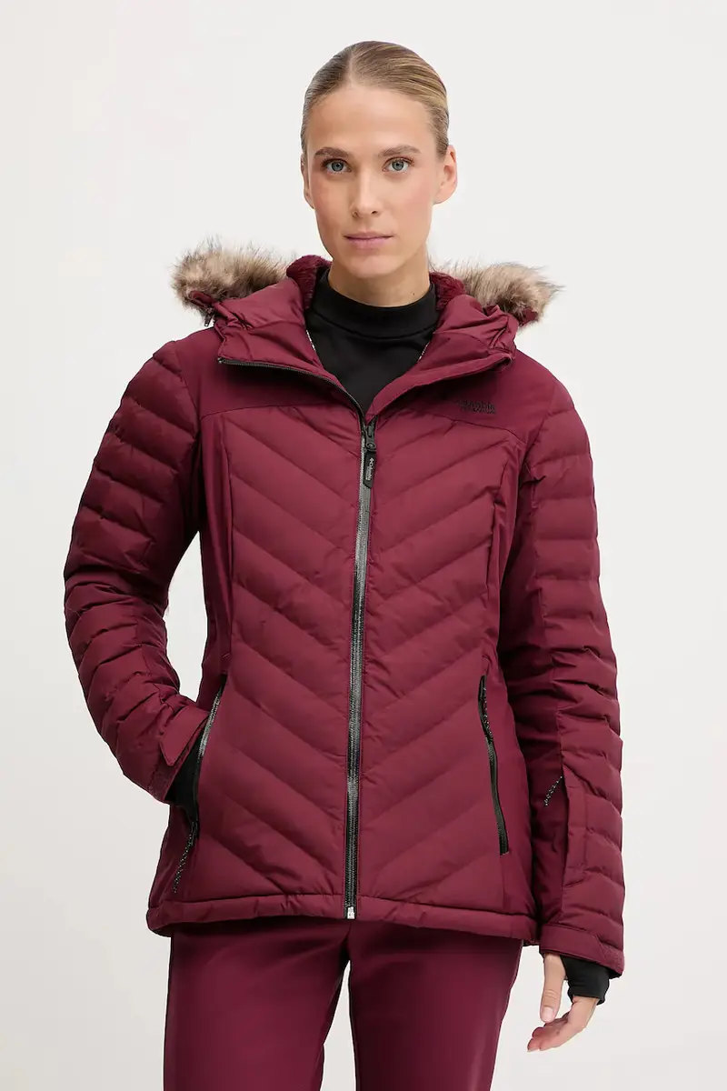 giacca da sci Bird Mountain Granata