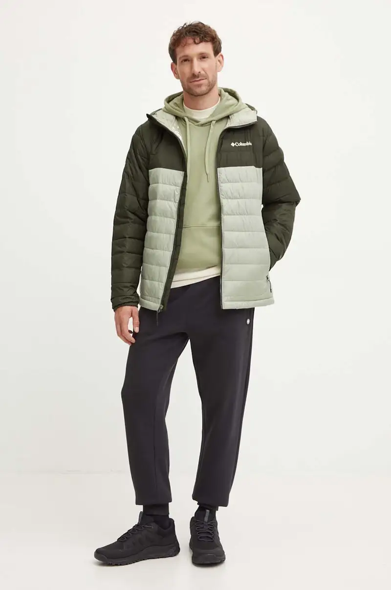 giacca da sport Powder Lite II colore verde 2086944 miniatura 2