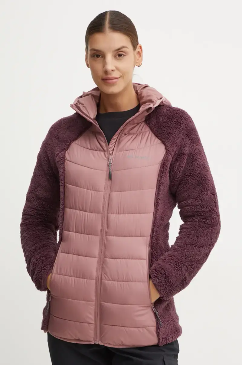 giacca da sport Powder Lite Sherpa Hybrid colore rosa 2089521