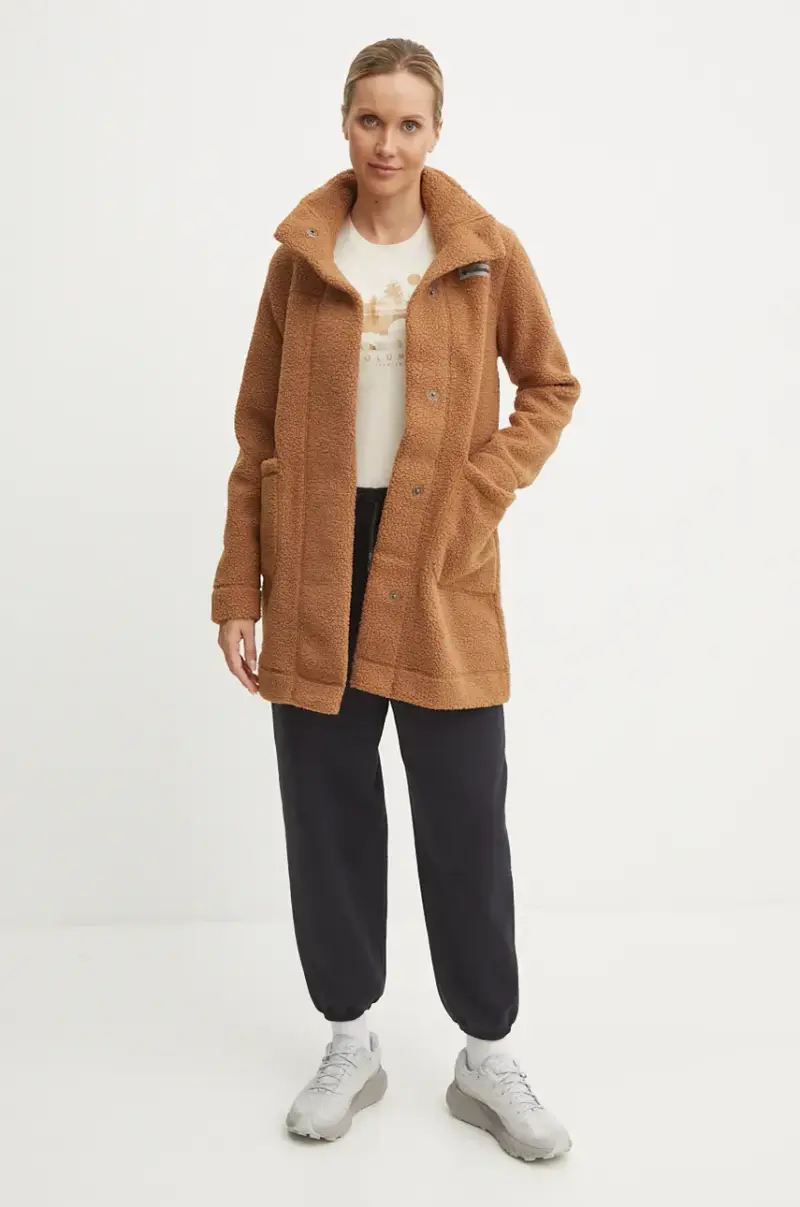 giacca donna colore marrone miniatura 2