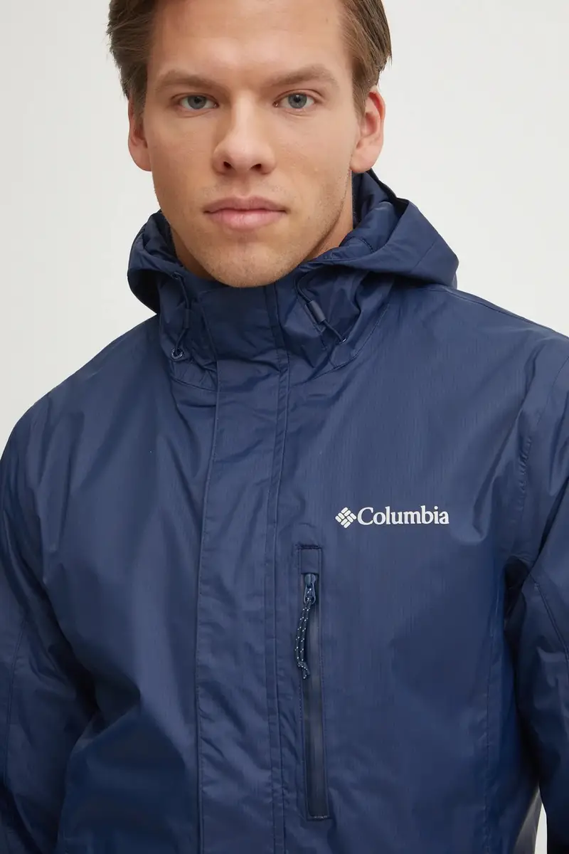 giacca impermeabile Pouring Adventure uomo colore nero 2117171 Blu navy miniatura 4