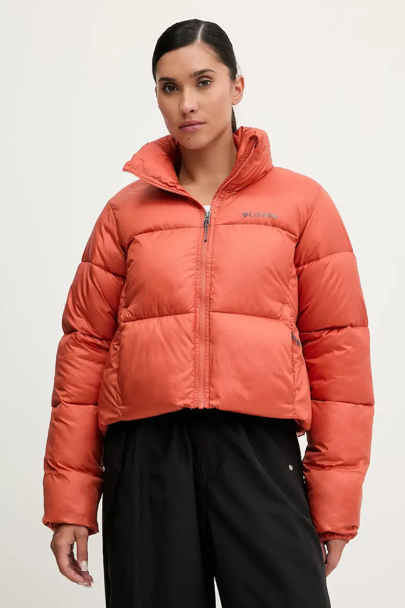 giacca Puffect Colorblock colore arancione 2088501