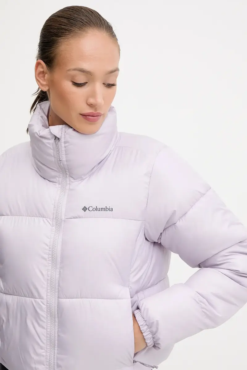 giacca Puffect Colorblock colore violetto 2088501 miniatura 4