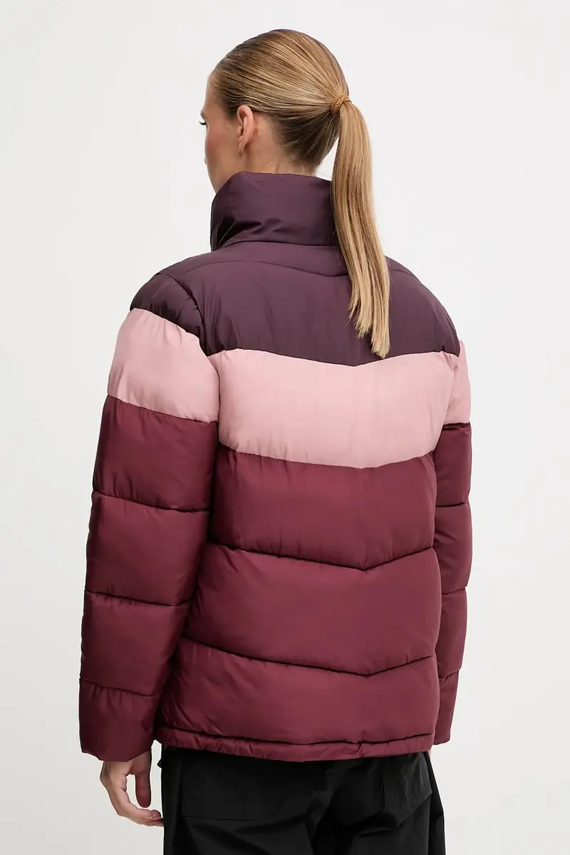 giacca Puffect Colorblock donna colore rosa 2088481 Granata miniatura 3