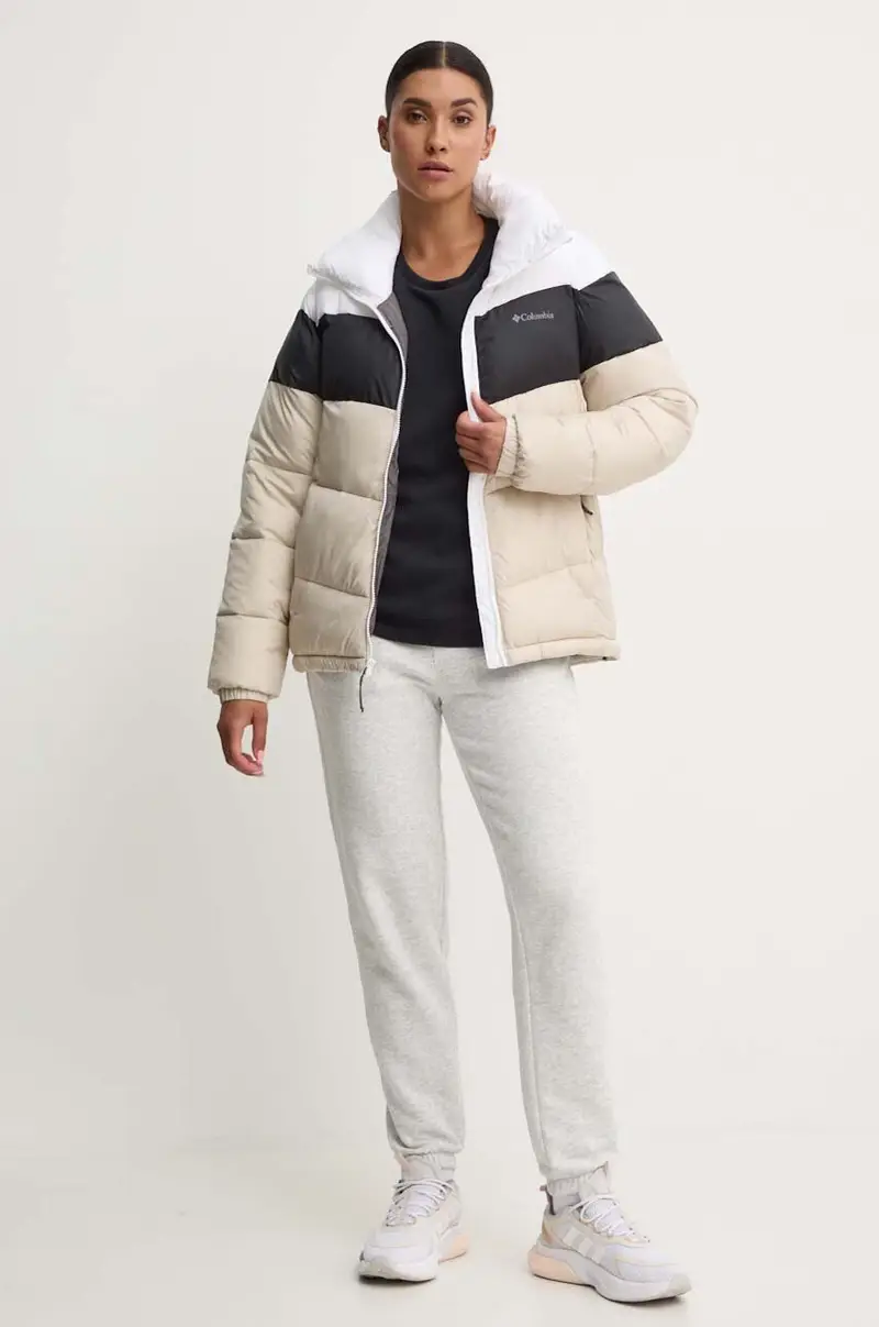 giacca Puffect donna Beige miniatura 2