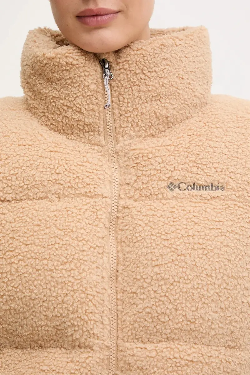 giacca Puffect Sherpa donna colore nero 2089231 Beige miniatura 5