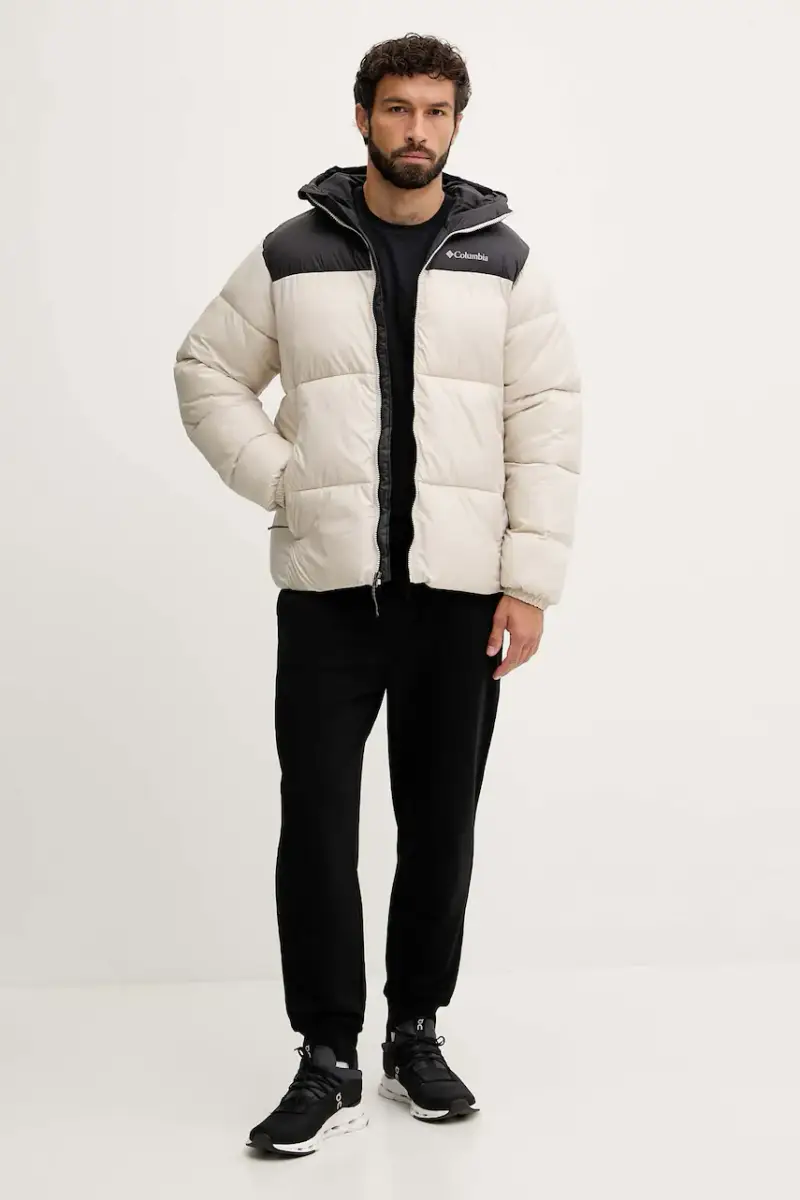 giacca Puffect uomo colore nero 2086851 Beige miniatura 2