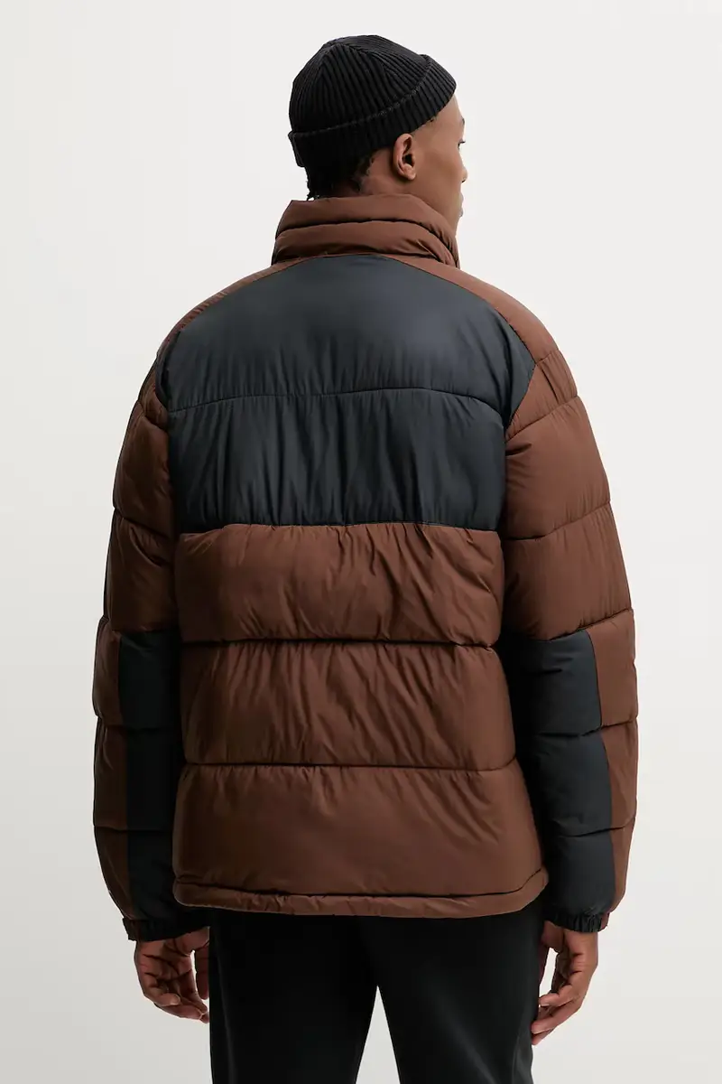 giacca uomo colore blu navy Marrone miniatura 3