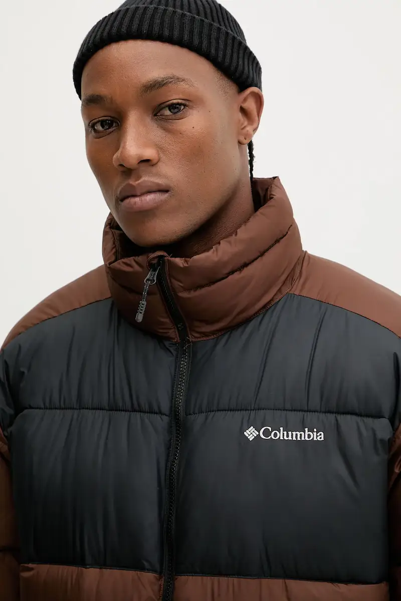 giacca uomo colore blu navy Marrone miniatura 4