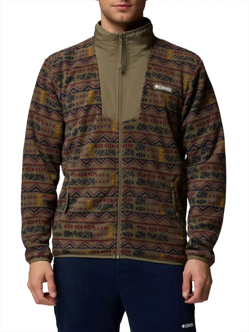 giubbino columbia da uomo - verde