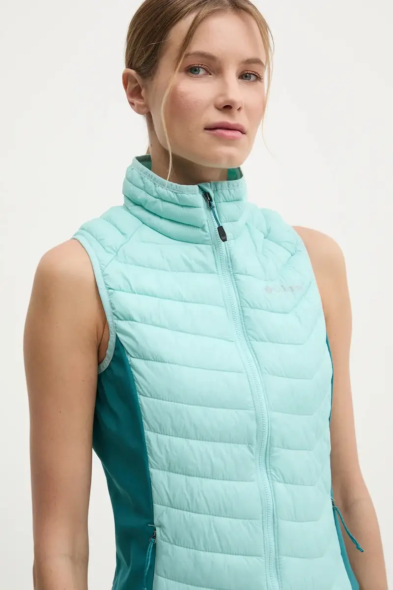 giubbotto da sport Powder Pass colore turchese 2126132 miniatura 4