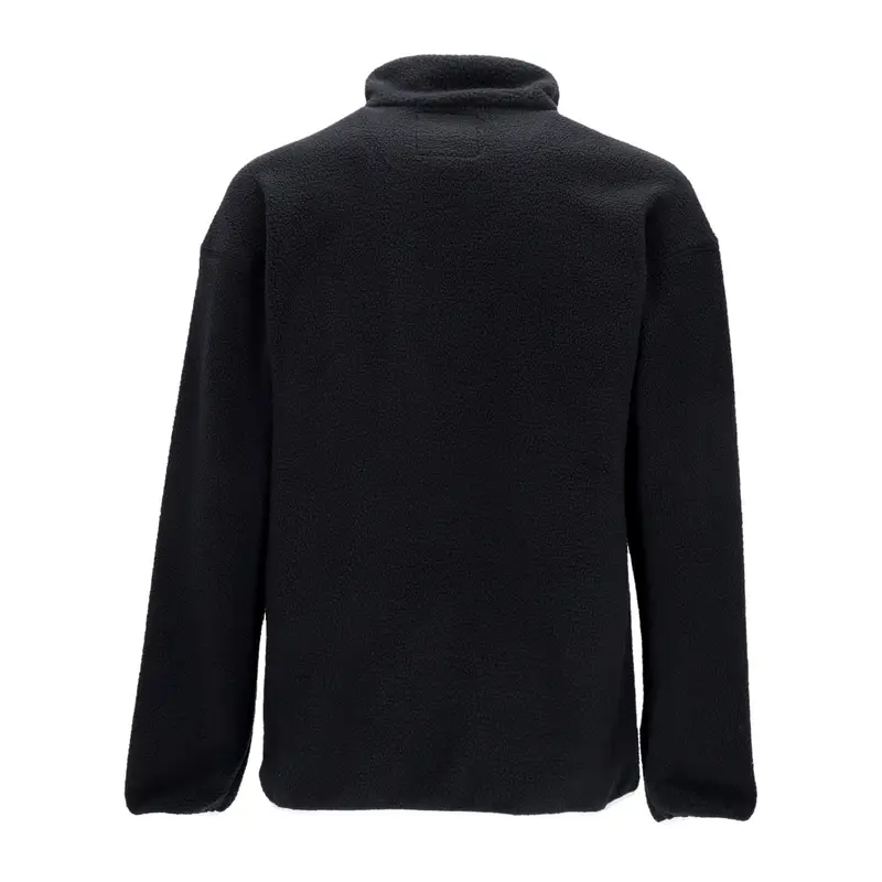 Giubbotto Pile Infilabile Uomo Helvetia Half Snap Fleece Black