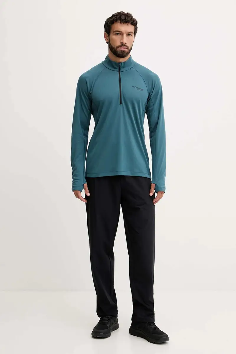 longsleeve sportivo DriVenture colore verde 2136961 Turchese miniatura 2