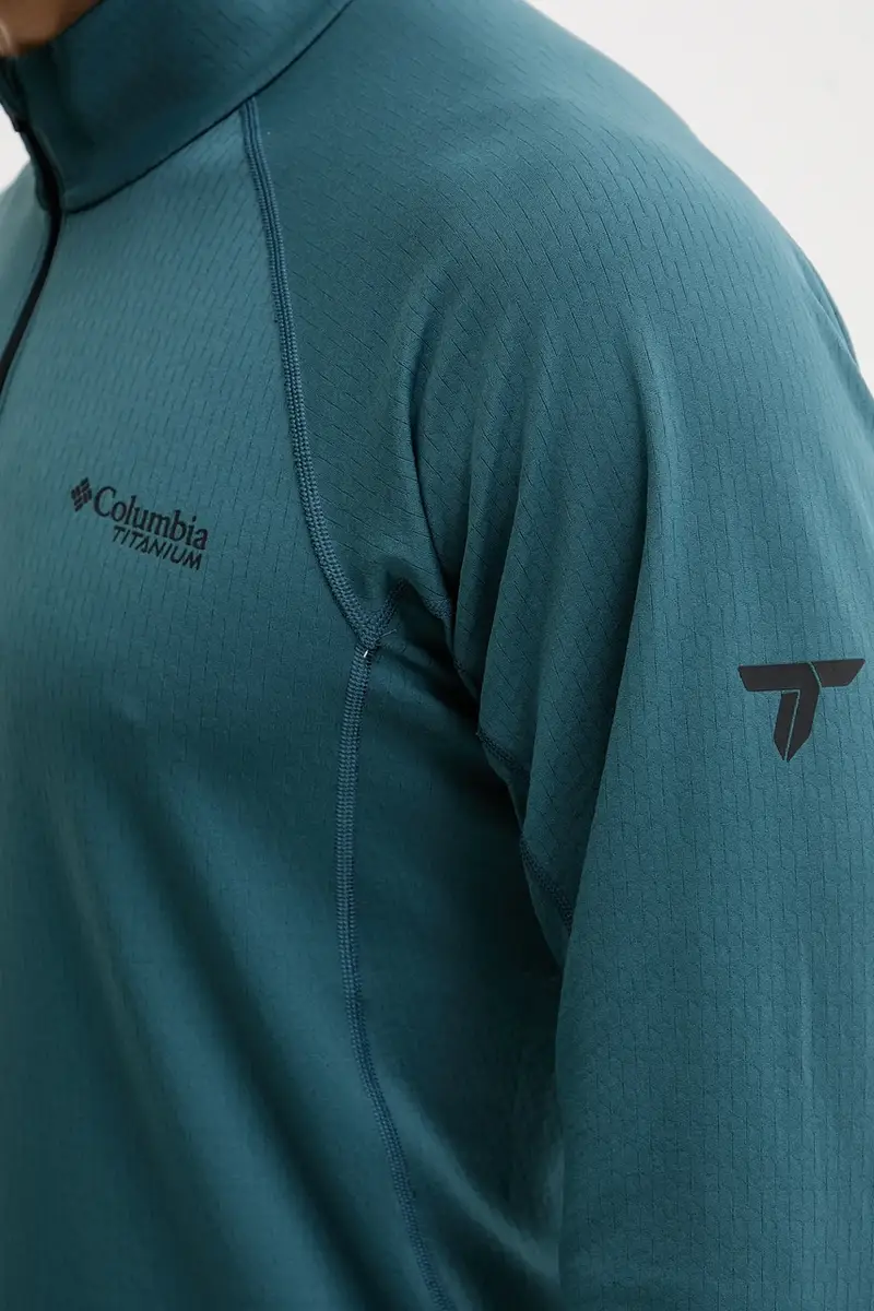 longsleeve sportivo DriVenture colore verde 2136961 Turchese miniatura 5