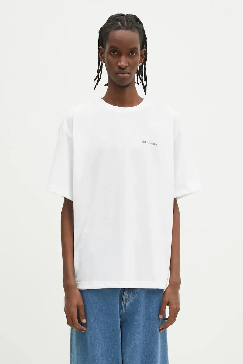 maglietta da sport Cedar Trail uomo colore bianco 2120381